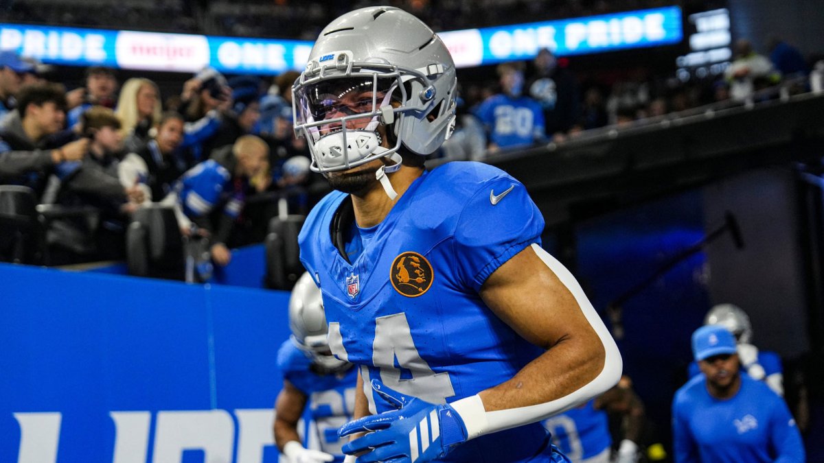 Lions wide receiver amon-ra st. brown