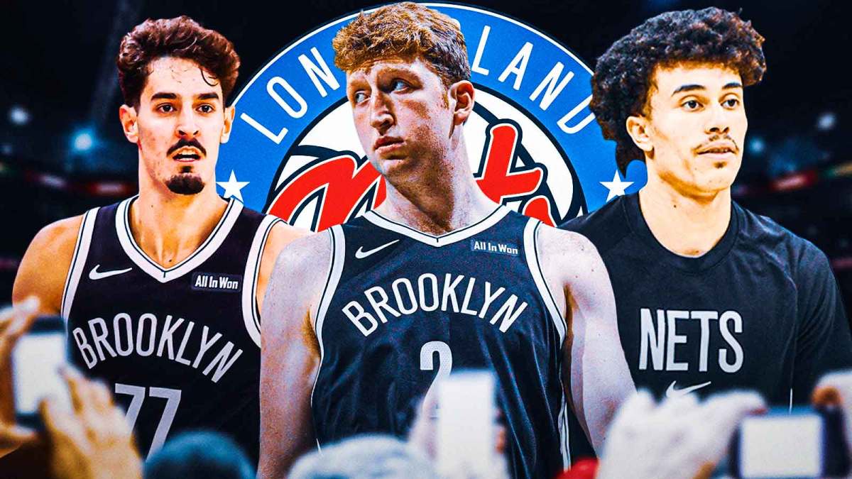 Need Ben Saraf, Danny Wolf, and Nolan Traore with a Long Island Nets logo