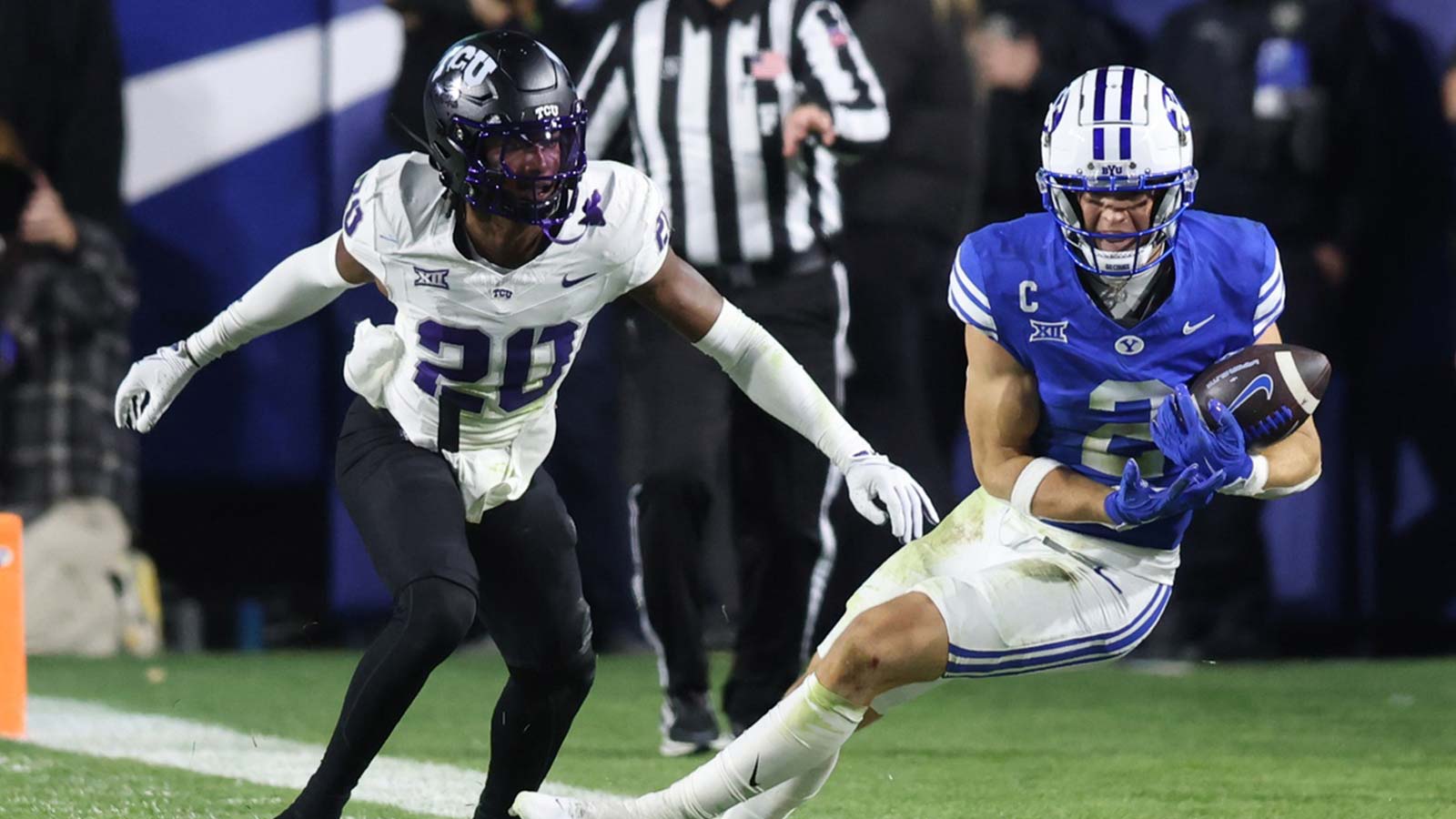 BYU WR Chase Roberts exits Cincinnati game with injury