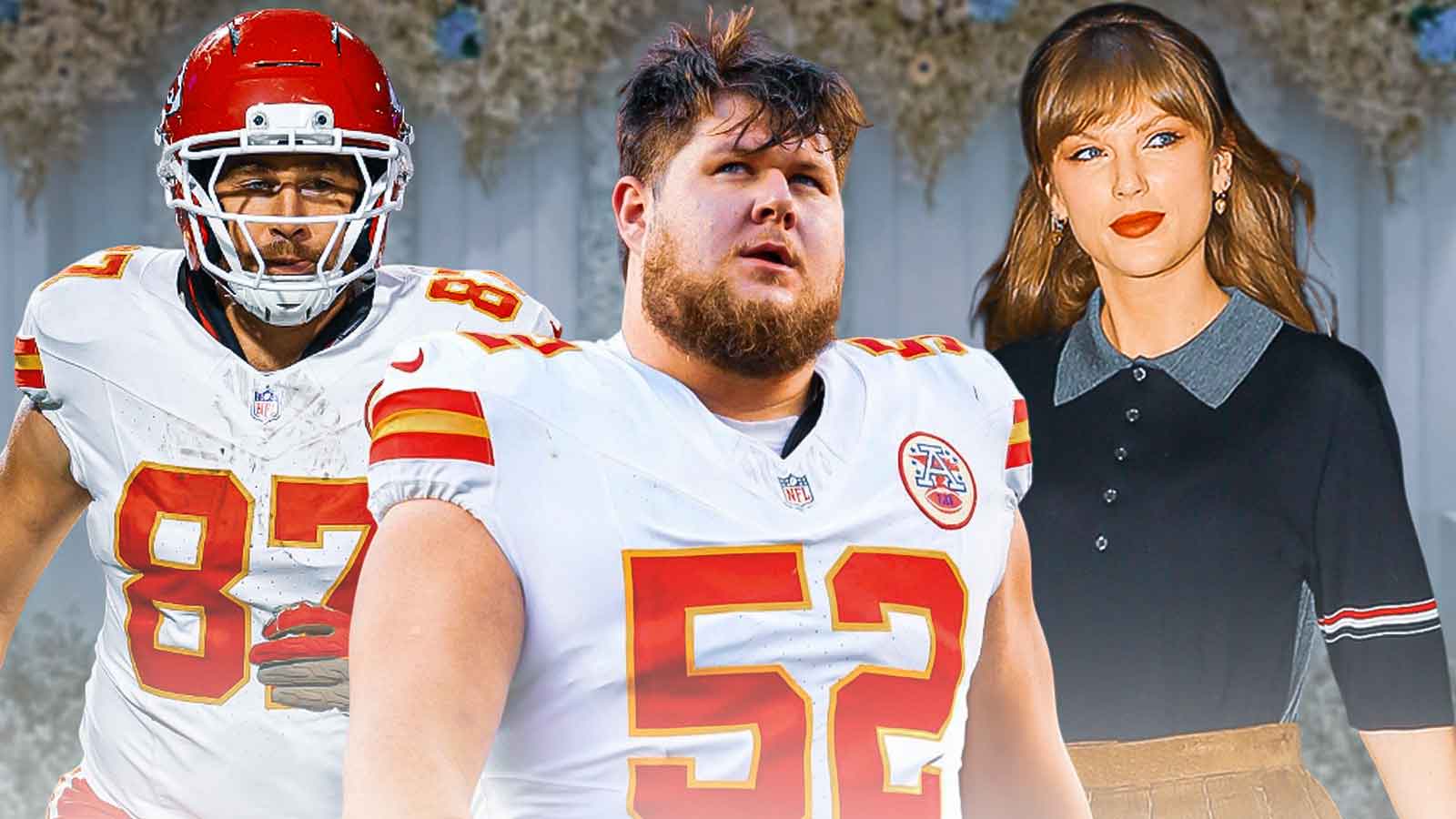 Exclusive: Chiefs’ Creed Humphrey plays coy on Travis Kelce-Taylor Swift wedding gift
