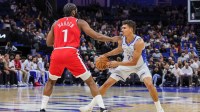 James Harden urges the Clippers’ young players to keep fighting as the squad battles a brutal losing streak after falling to the Magic.