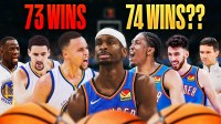2015-16 Warriors with 73 wins vs. 2025-26 Thunder with 74 wins?