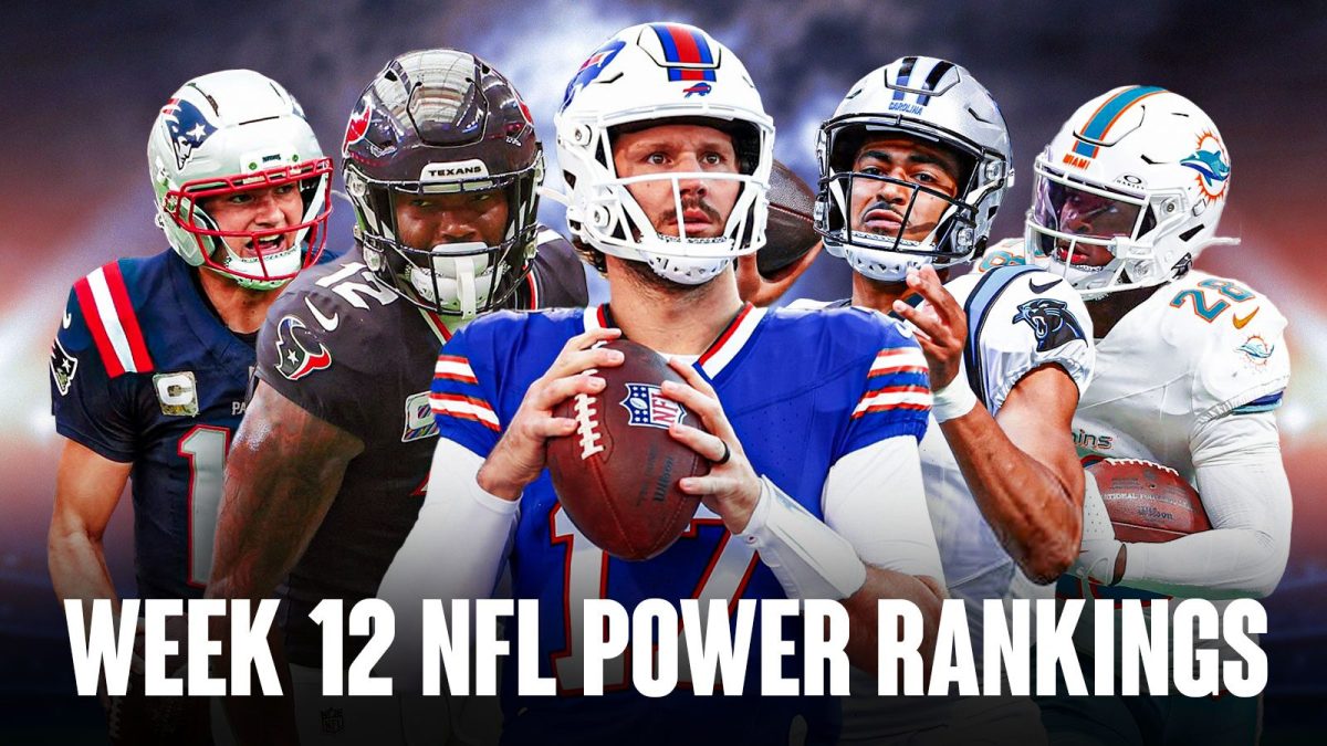 Week 12 NFL Power Rankings