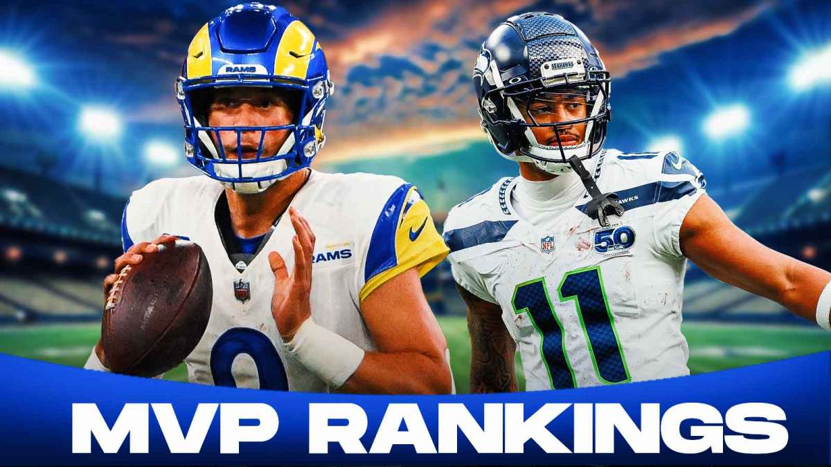 Rams QB Matthew Stafford and Seahawks WR Jaxon Smith-Njigba "MVP Rankings" at the bottom