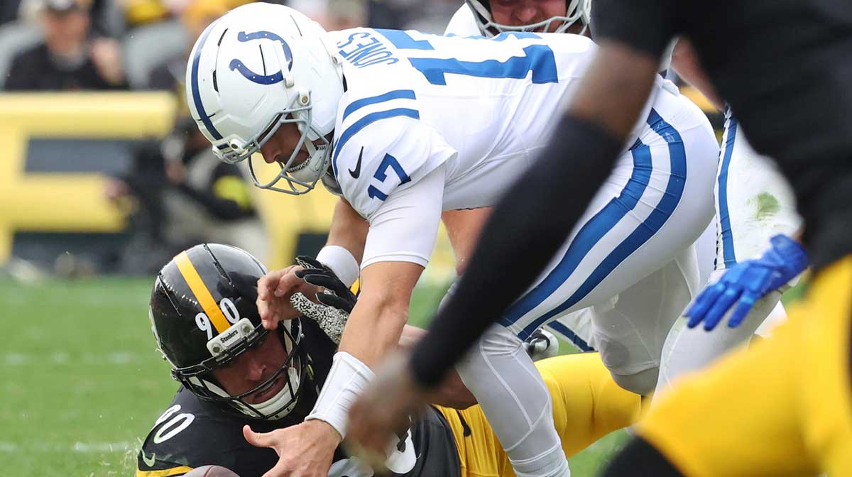 Colts QB Daniel Jones turning back into a pumpkin vs. Steelers with turnover fest
