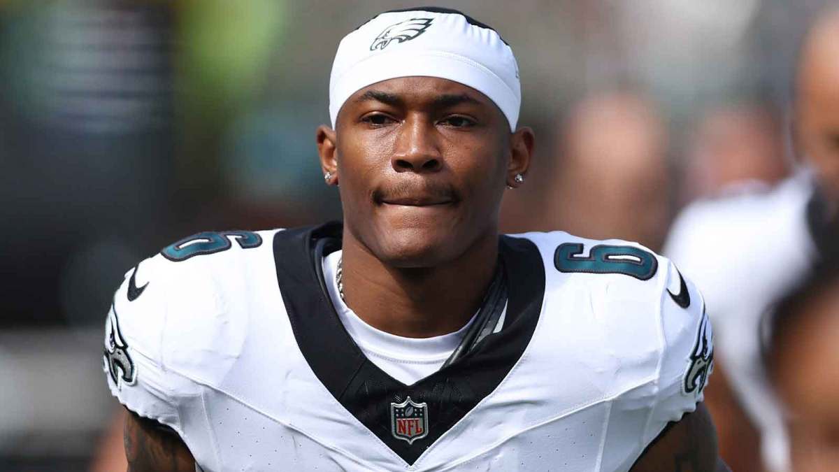 Philadelphia Eagles wide receiver Devonta Smith (6) in a game against the Los Angeles Rams at Lincoln Financial Field.