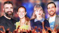 Taylor Swift Kylie Kelce Travis Kelce Jason Kelce