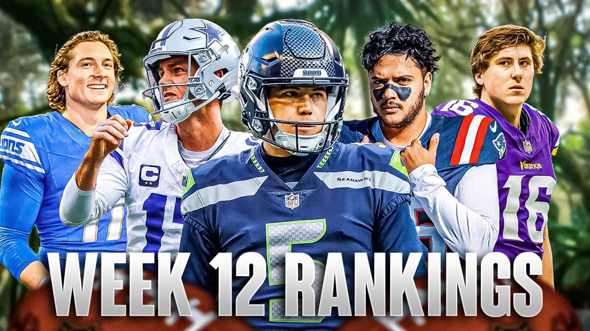 Brandon Aubrey, Jason Myers, Andy Borregales, Will Reichard, Michael Badgley all beside each other, Jungle in the background