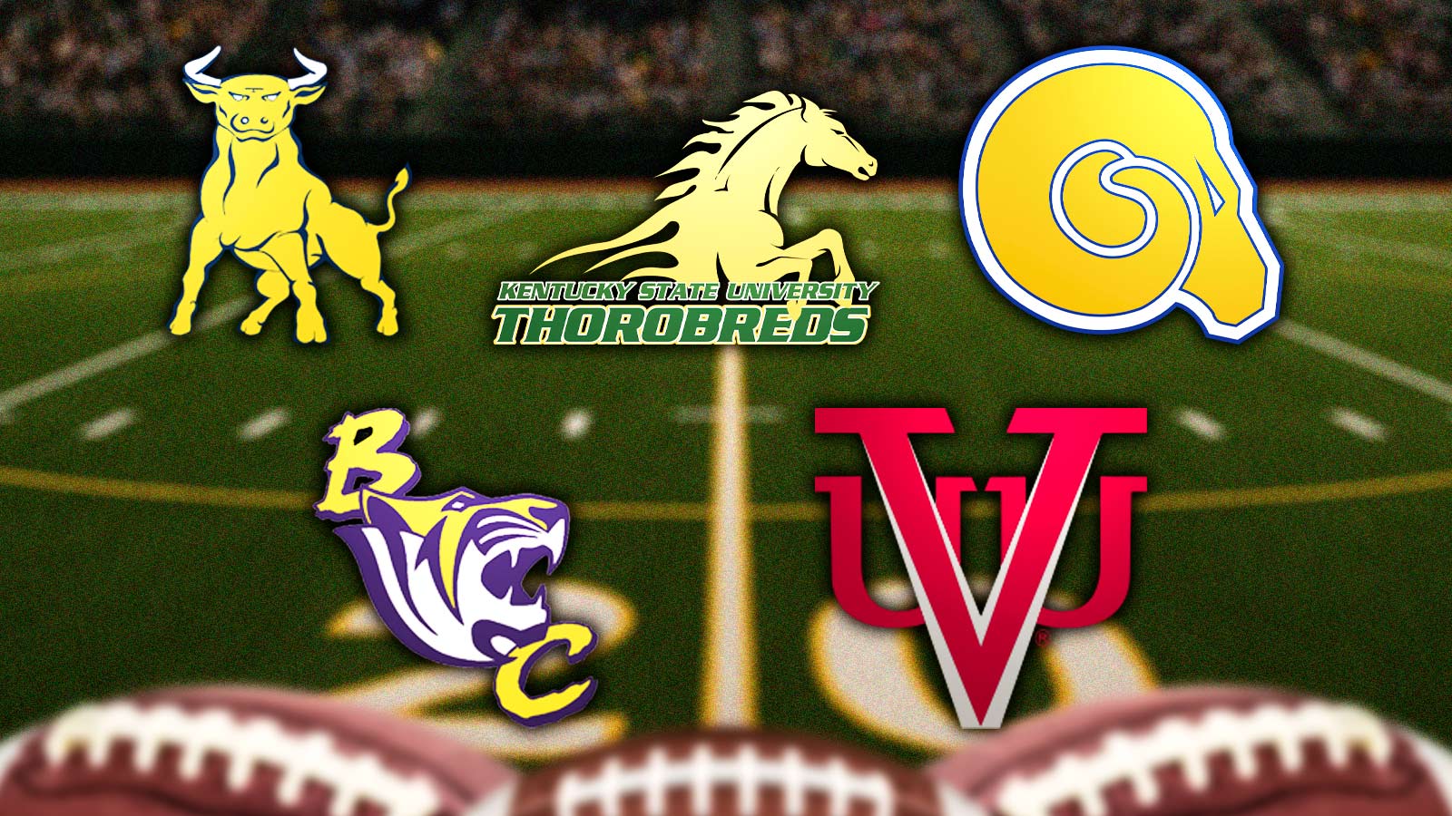 Five HBCUs are making the Division II Playoffs: Albany State, Benedict, Kentucky State, Johnson C. Smith & Virginia Union.