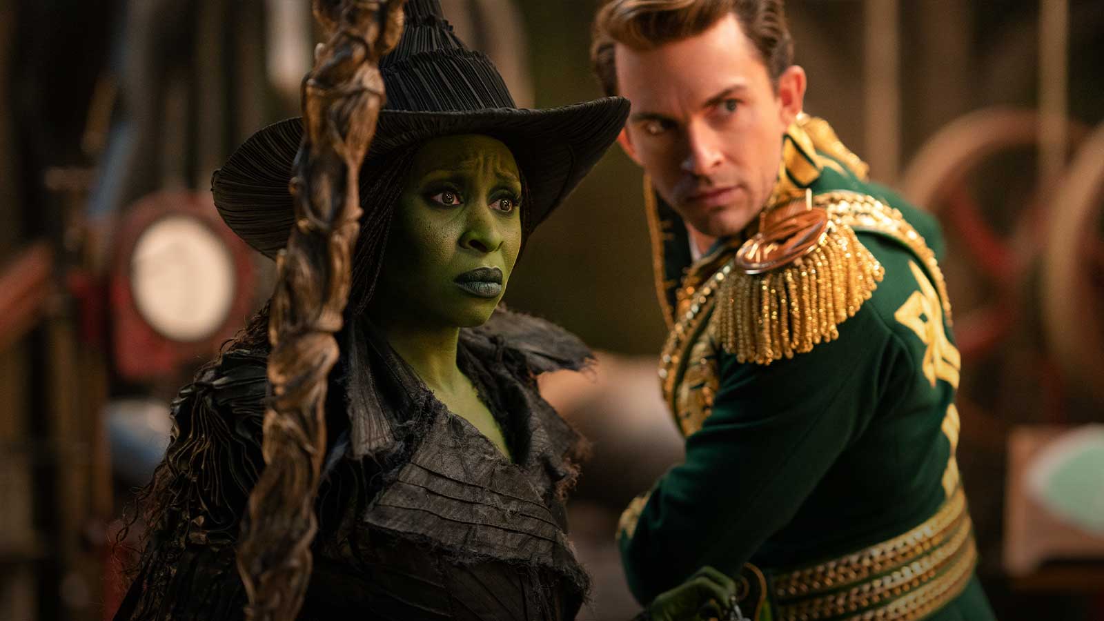 Cynthia Erivo and Jonathan Bailey in Wicked: For Good.