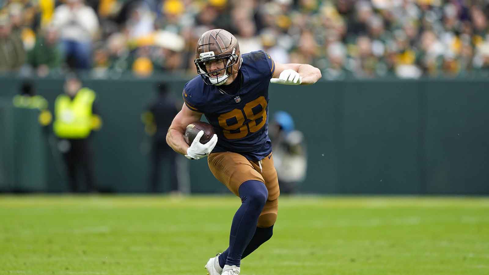 Green Bay Packers tight end Luke Musgrave (88) during the game against the Carolina Panthers