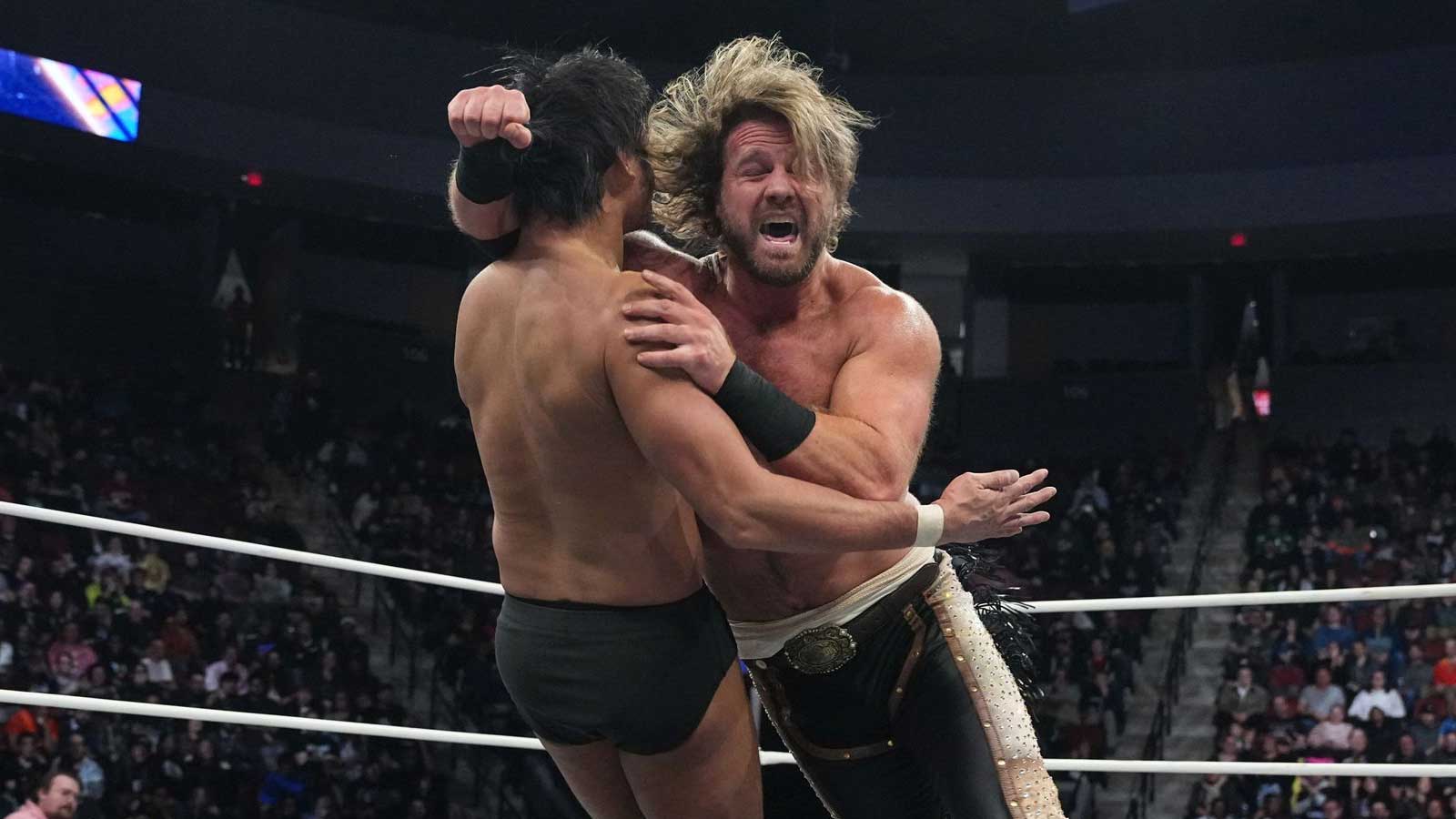 Katsuyori Shibata and Adam Page.