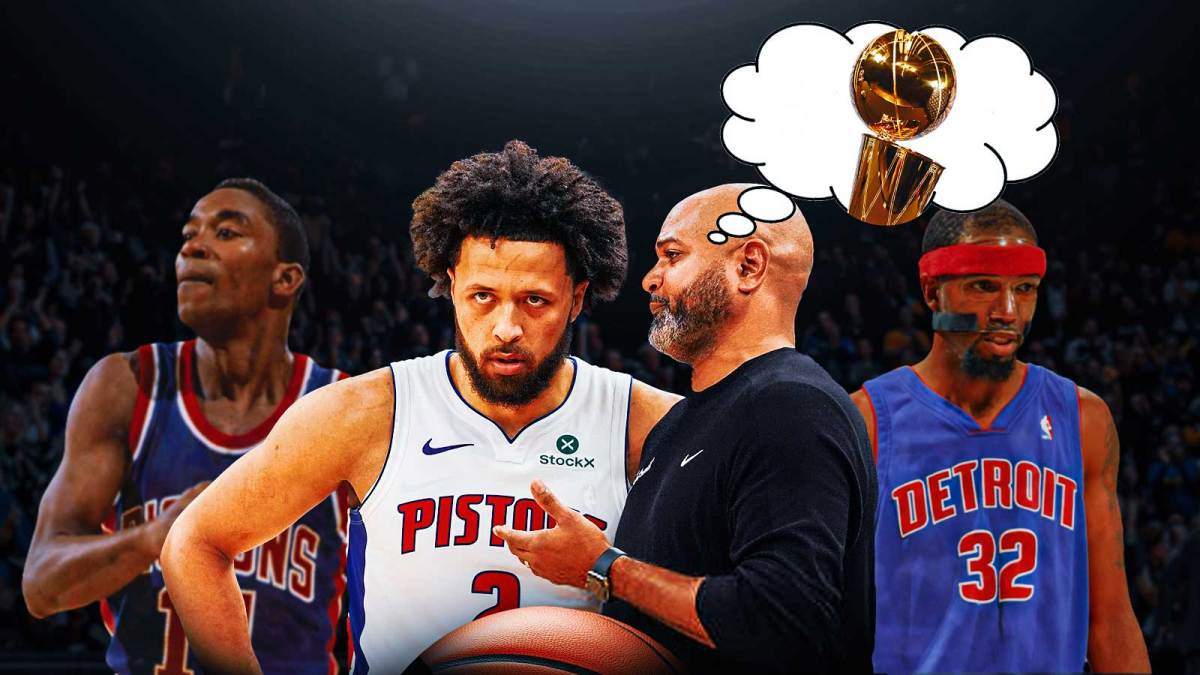 JB Bickerstaff and Cade Cunningham dreaming of NBA Finals next to Pistons legends