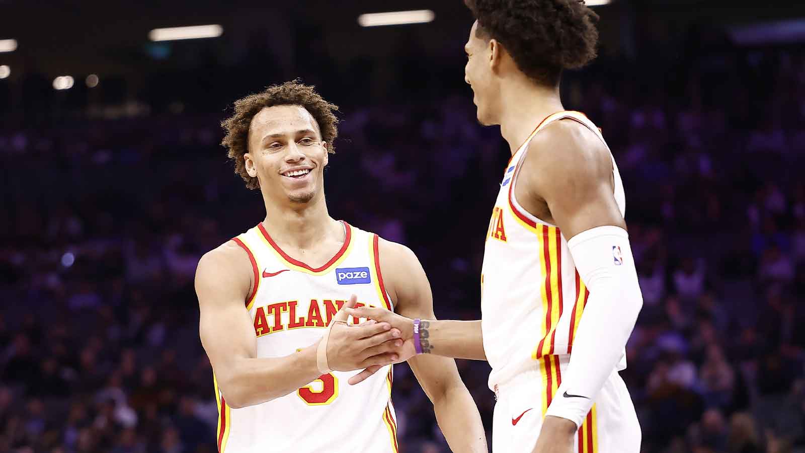 Hawks’ Jalen Johnson backs Dyson Daniels amid 3-point shooting slump