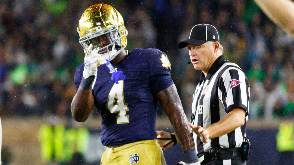 Notre Dame’s Jeremiyah Love rips off incredible 94-yard touchdown vs. Boston College