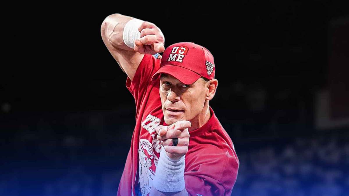 WWE star John Cena, who will appear on Monday Night RAW in Boston on Nov. 10.