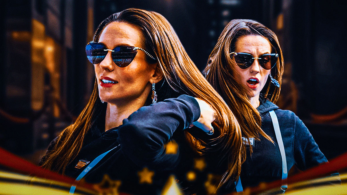 Jordon Hudson references CBS viral moment in Halloween costume