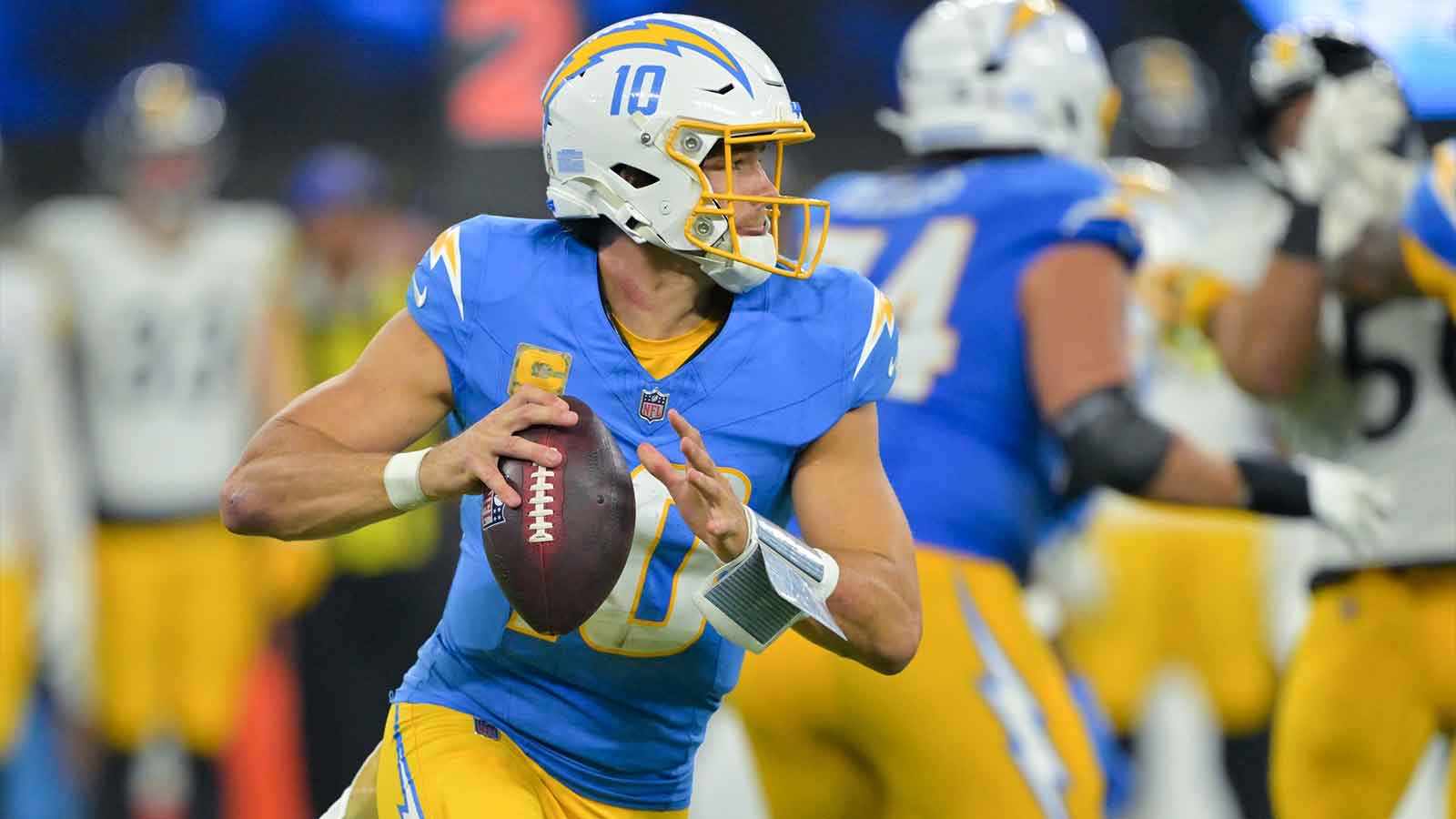 Chargers QB Justin Herbert’s lookalike TE brother has everyone making the same joke