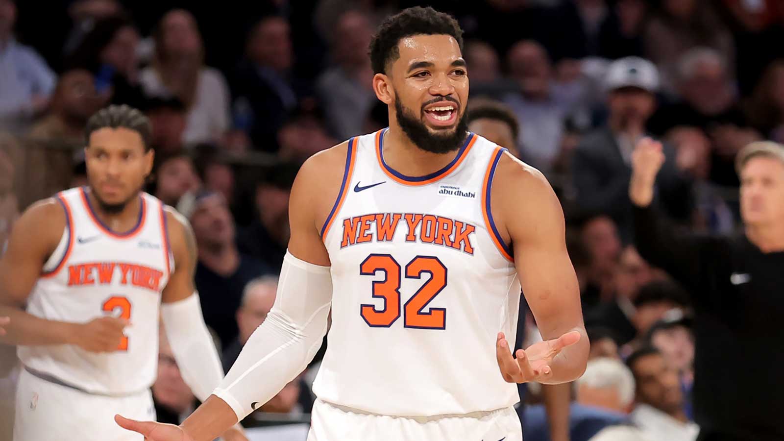 Knicks’ Karl-Anthony Towns puts extra mustard on dunks over Rudy Gobert, Anthony Edwards