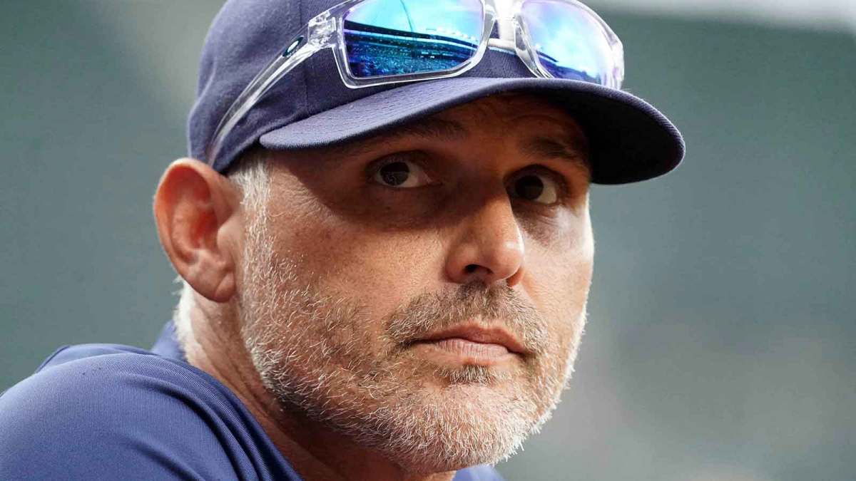 Tampa Bay Rays manager Kevin Cash (16) watches the game in the first inning against the Baltimore Orioles at Oriole Park at Camden Yards