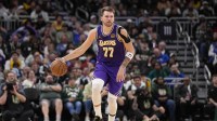Los Angeles Lakers guard Luka Doncic (77) during the game against the Milwaukee Bucks at Fiserv Forum.