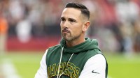 Green Bay Packers head coach Matt LaFleur prior to the game against the Arizona Cardinals at State Farm Stadium.