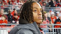 Mill Creek linebacker Braxton Rembert visits Ohio Stadium on the day of the Ohio State Buckeyes football game against UCLA on Nov. 15, 2025.