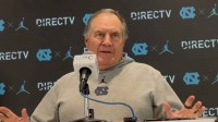 UNC football coach Bill Belichick during a press conference inside the Kenan Football Center.