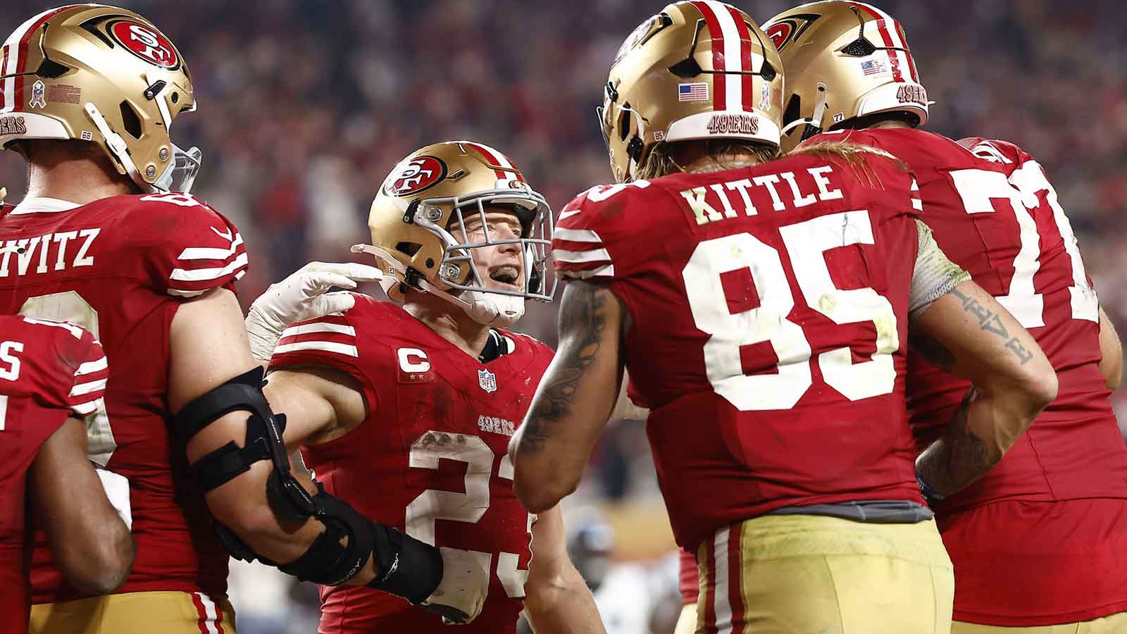 What 49ers’ Christian McCaffrey, George Kittle said about Brock Purdy’s brutal picks