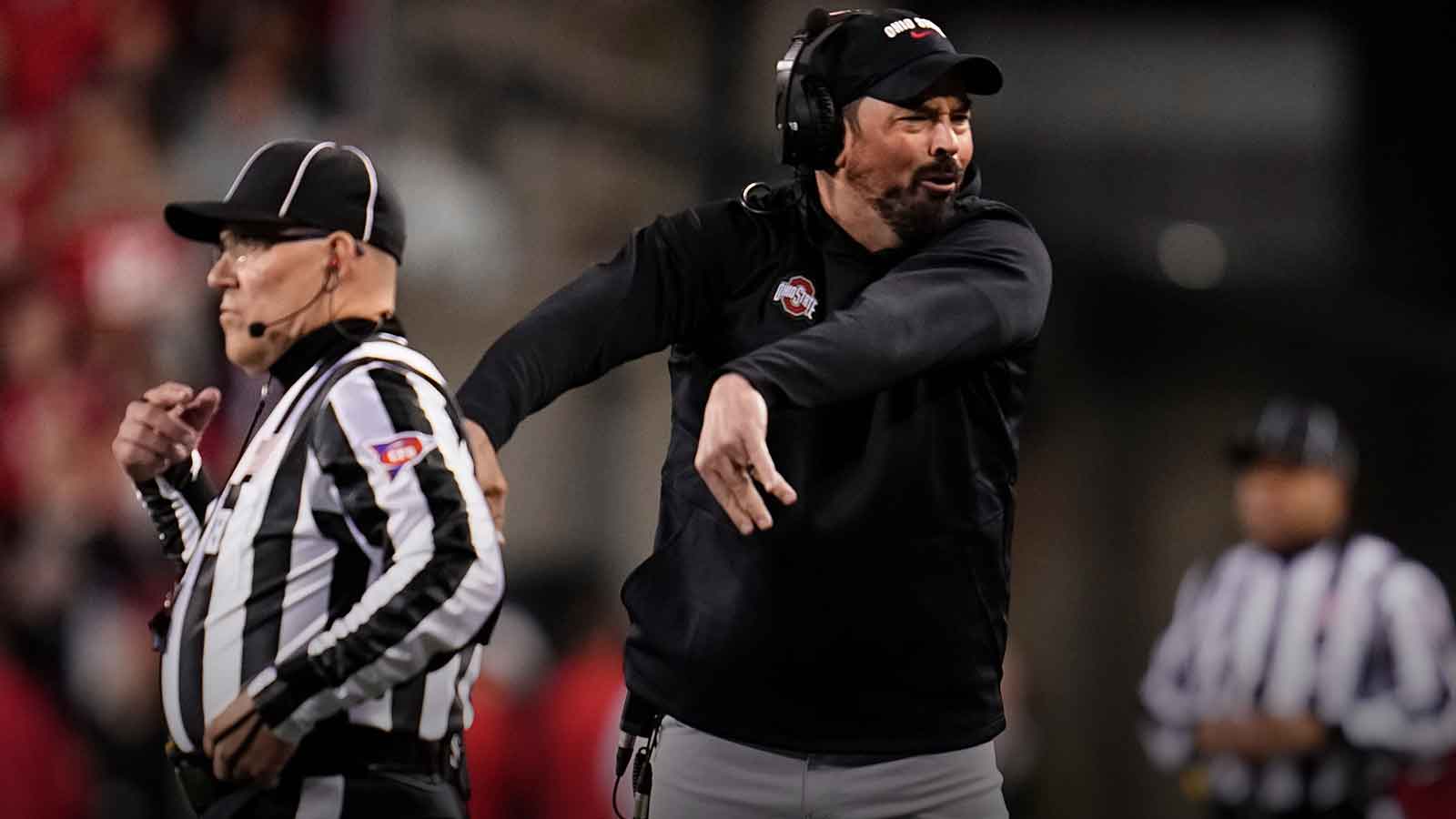 Ohio State football’s Ryan Day sheds no light on Jeremiah Smith, Carnell Tate injuries