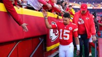 Kansas City Chiefs quarterback Patrick Mahomes after playing the Indianapolis Colts in Week 11.