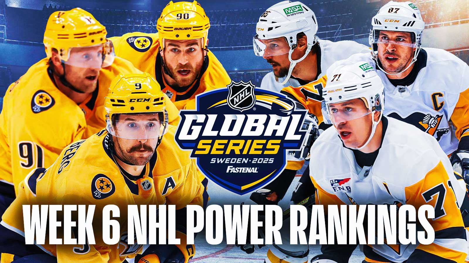 ClutchPoints’ NHL Power Rankings, Week 6: Pens, Preds square off in Sweden