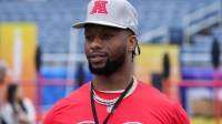 Houston Texans running back Joe Mixon (28) during AFC Practice for the Pro Bowl Games at Camping World Stadium.