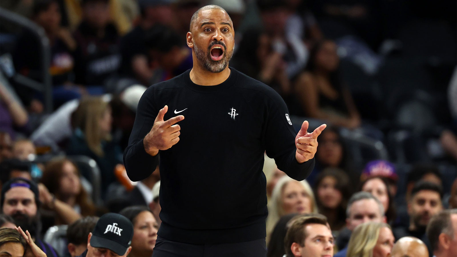 Rockets’ Ime Udoka gets snippy with reporter pressing on Kevin Durant’s absence