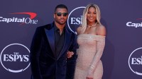 New York Giants quarterback Russell Wilson and Ciara at the ESPYs.