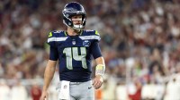 Seattle Seahawks quarterback Sam Darnold (14) against the Arizona Cardinals at State Farm Stadium.