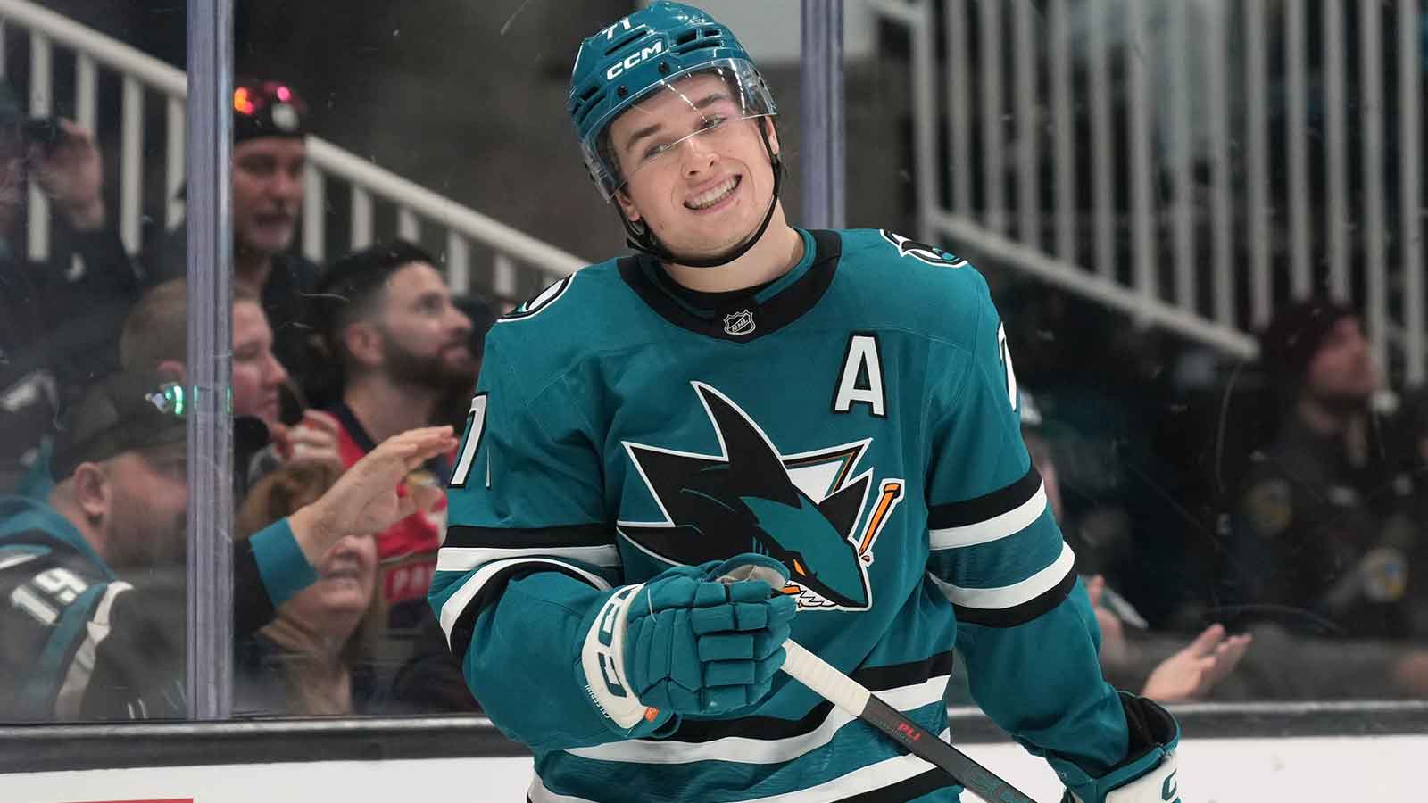 Sharks’ Macklin Celebrini gets incredible praise from Brad Marchand after beating Panthers