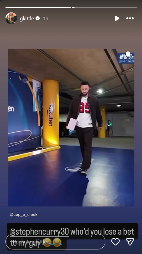 George Kittle IG Story