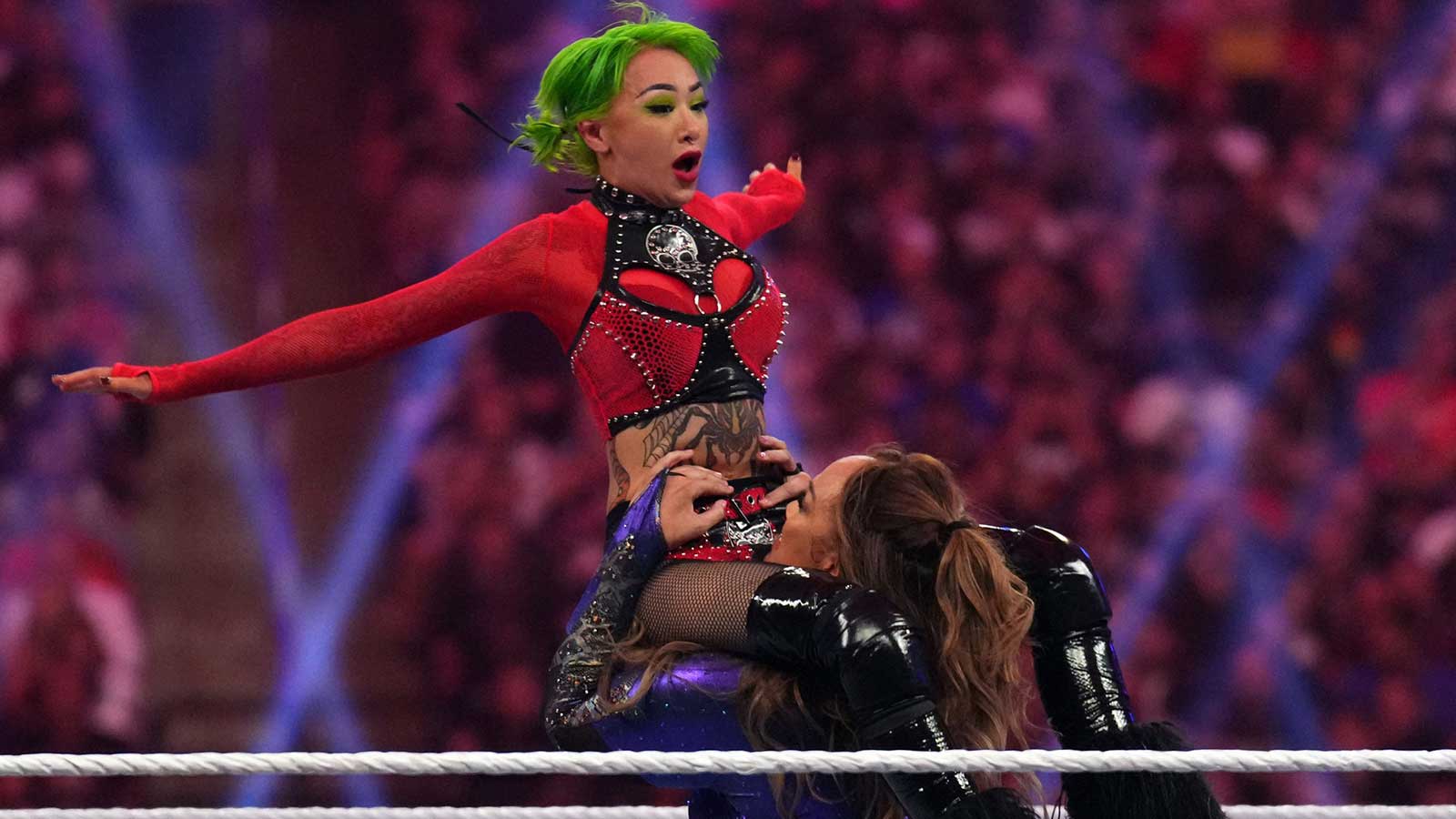 WWE star Shotzi in the Royal Rumble.