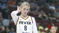 WNBA player Sophie Cunningham with the Indiana Fever in 2025.