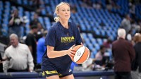 WNBA star Sophie Cunningham with the Indiana Fever.