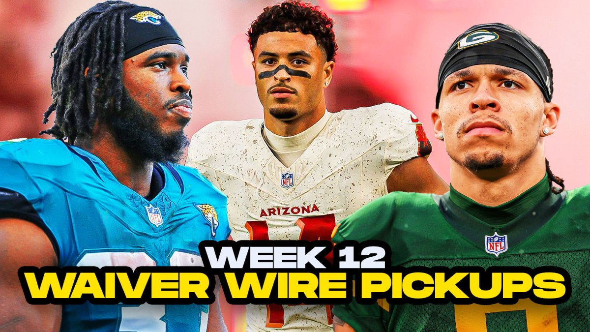 Week 12 waiver wire pickups, fantasy football