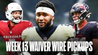 fantasy football, 2025 fantasy football, week 13 waiver wire pickups