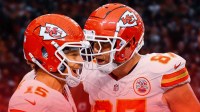 Travis Kelce Patrick Mahomes Kansas City Chiefs