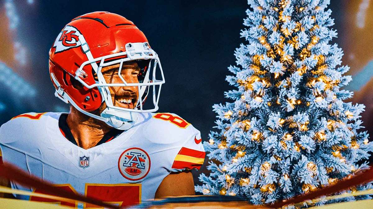 Travis Kelce Christmas Kansas City Chiefs