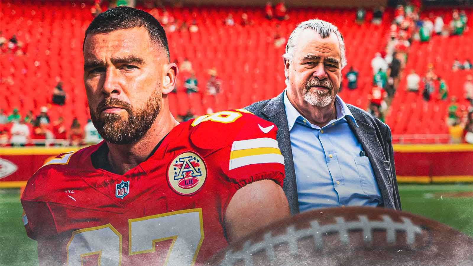 Travis Kelce Ed Kelce Kansas City Chiefs