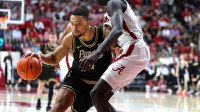 Purdue Boilermakers forward Trey Kaufman-Renn (4) drives to the basket during the first half against the Alabama Crimson Tide at Coleman Coliseum.