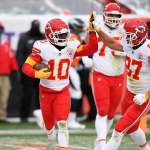 Tyreek Hill drops mic with ‘Goat’ take after Travis Kelce breaks Chiefs franchise record