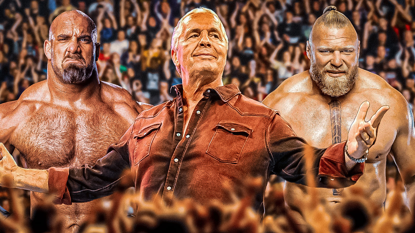 WWE’s Bret Hart praises ‘professional’ Brock Lesnar, shades Goldberg