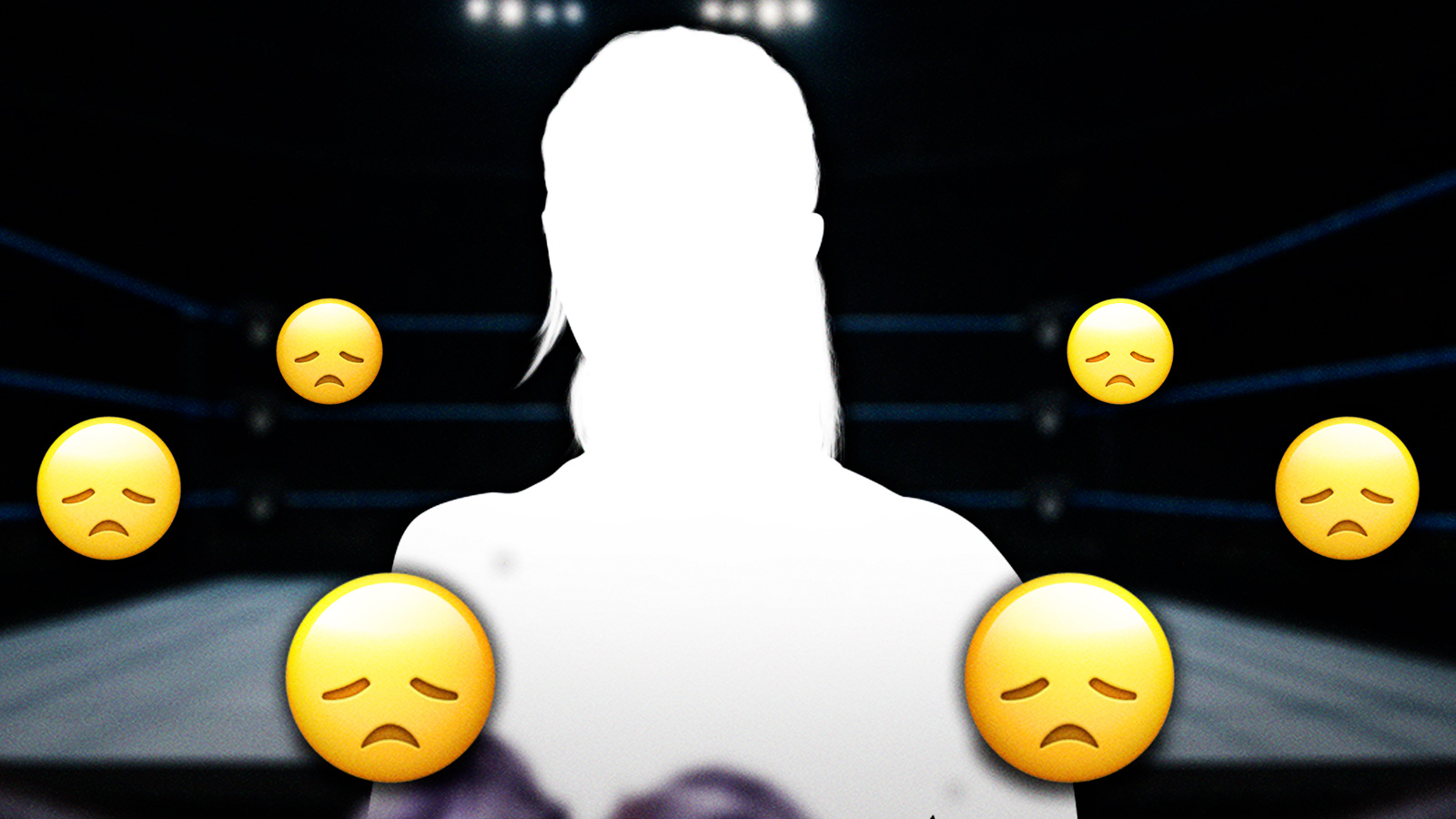 Silhouette of released WWE star and current AEW wrestler Tegan Nox, who will retire in a year.